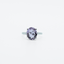 Oval Faceted Ring in 925 Silver