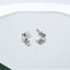 Petite Diamond Earrings in 14K White Gold