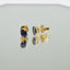 Blue Sapphire Earrings in 18K Yellow Gold