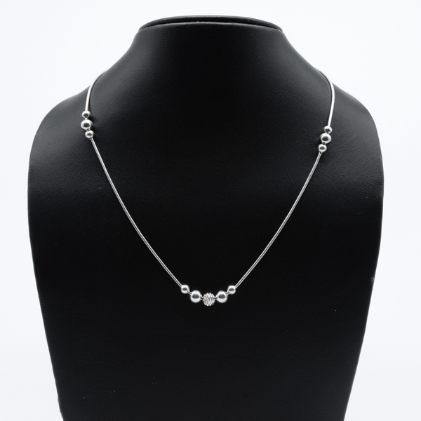 Multi-Bead Chain in 925 Silver