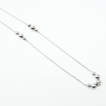 Multi-Bead Chain in 925 Silver