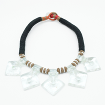 Handcrafted Crystal Quartz Hasli Necklace