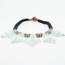 Handcrafted Crystal Quartz Hasli Necklace