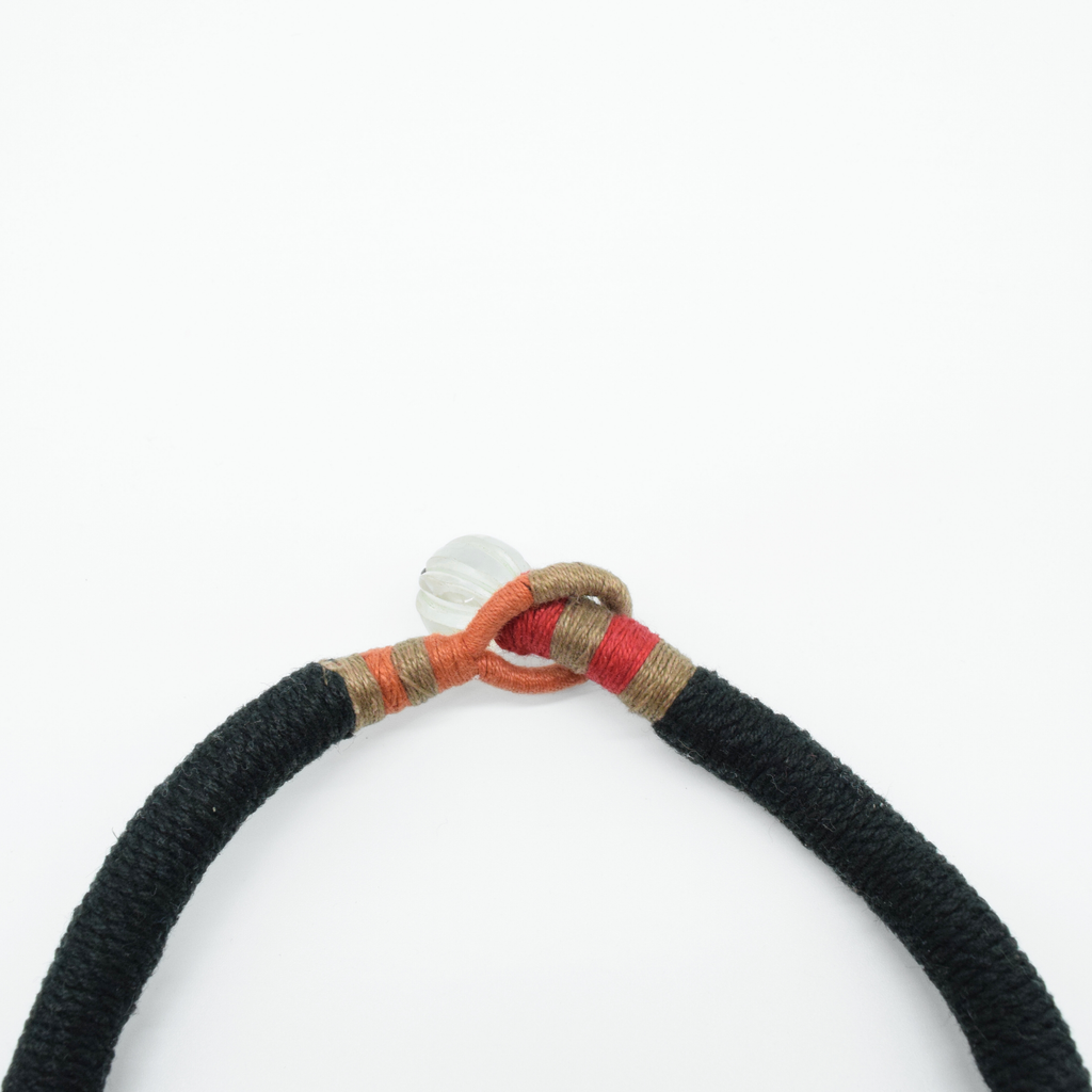 Handcrafted Crystal Quartz Hasli Necklace