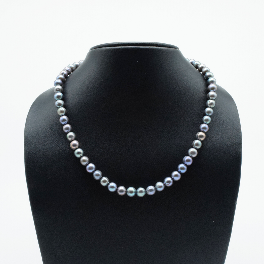 Freshwater Pearl Necklace with 925 Silver Clasp