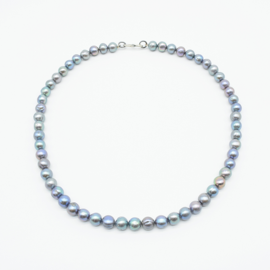 Freshwater Pearl Necklace with 925 Silver Clasp