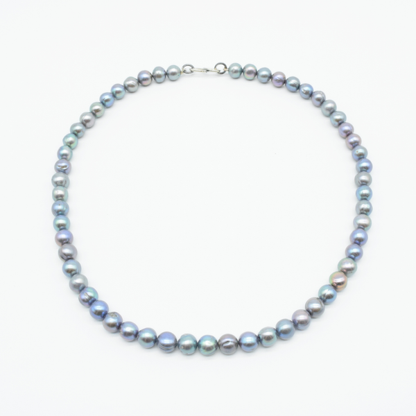 Freshwater Pearl Necklace with 925 Silver Clasp