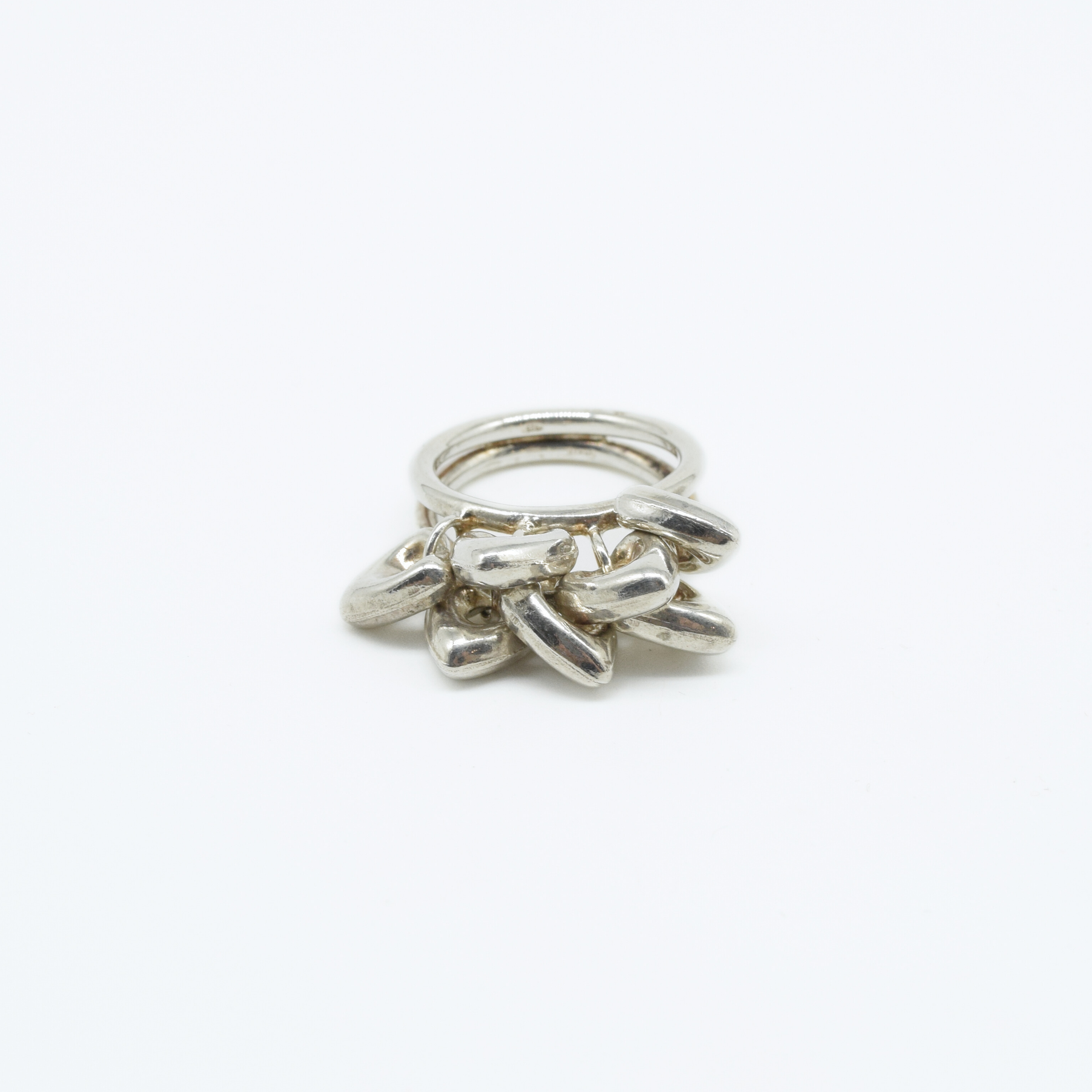 Heart Jhilmil Ring in 925 Silver Main image