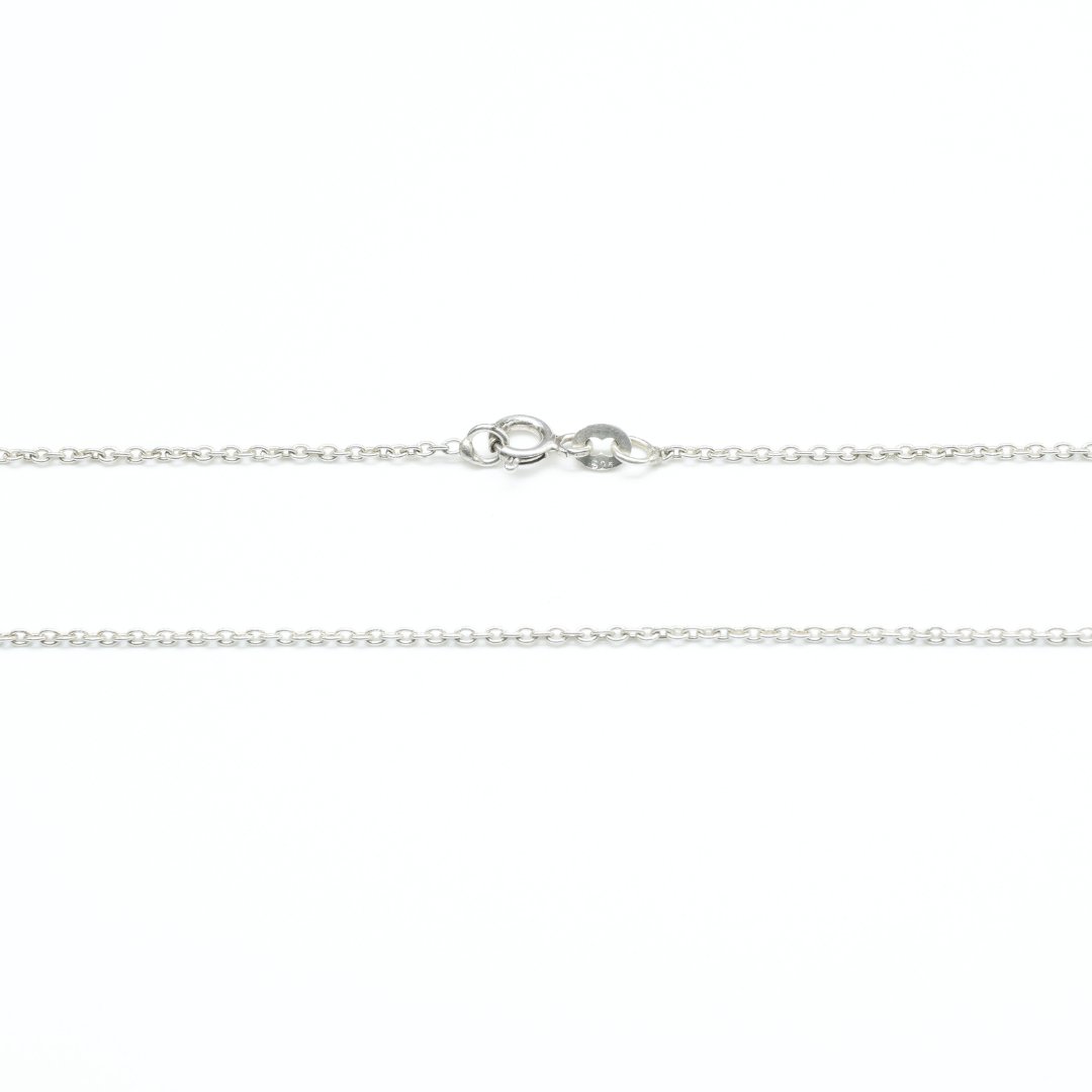 16" 925 Silver Mini Cable Chain - IAC Galleria