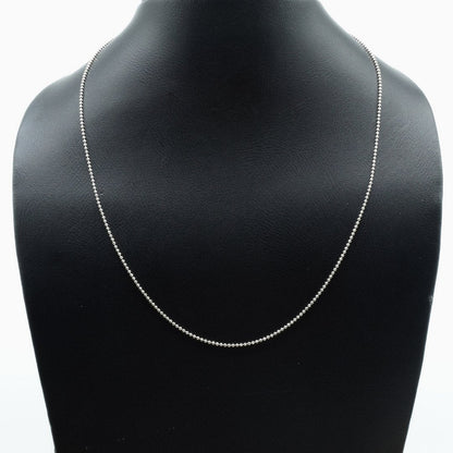 18" 925 Silver Beaded Chain - IAC Galleria