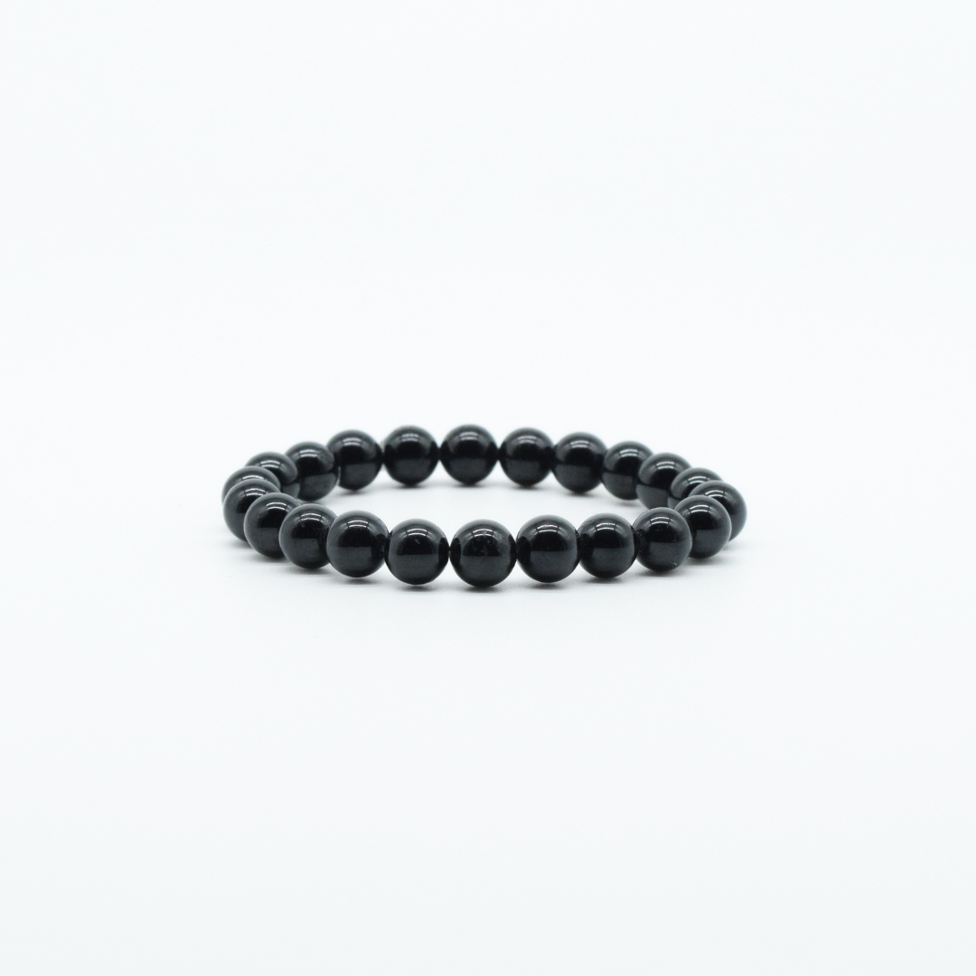 Black Tourmaline Natural Crystal Bracelet