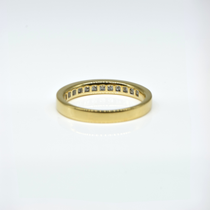 Channel Diamond Ring in 18K Yellow Gold