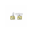 Classic Baguette Lemon Topaz Cufflinks in 925 Silver