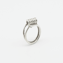 Simple Spiral Ring in 925 Silver