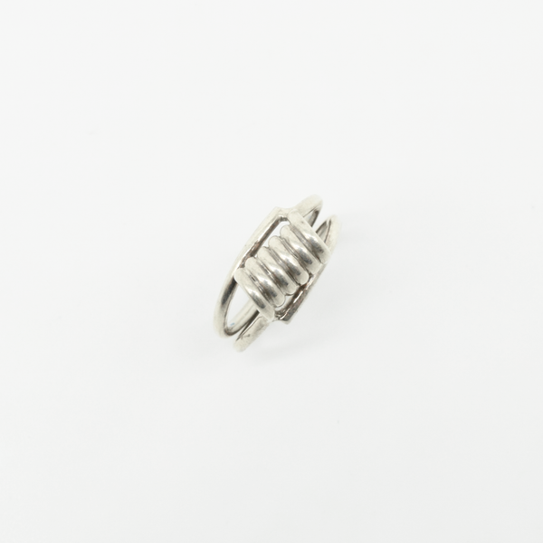 Simple Spiral Ring in 925 Silver