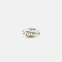 Simple Spiral Ring in 925 Silver