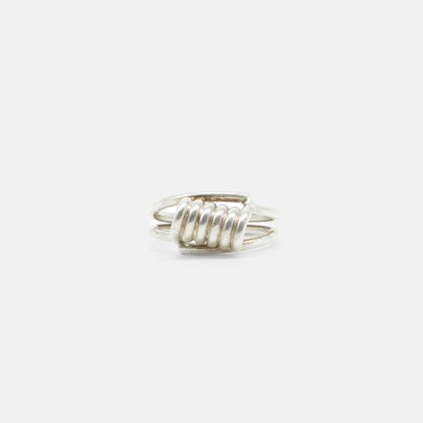 Simple Spiral Ring in 925 Silver