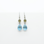 Lemon & Blue Topaz Drop Earrings in 925 Silver