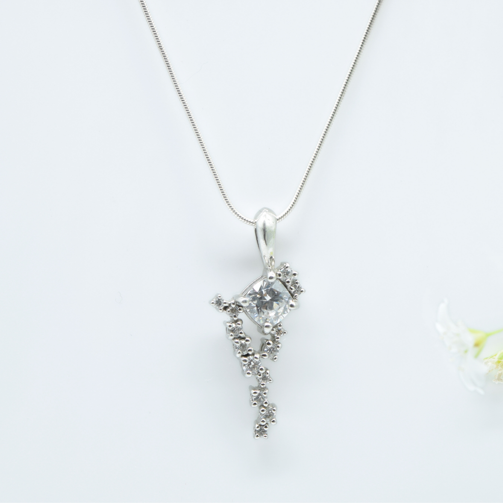 Constellation Zircon Pendant in 925 Silver