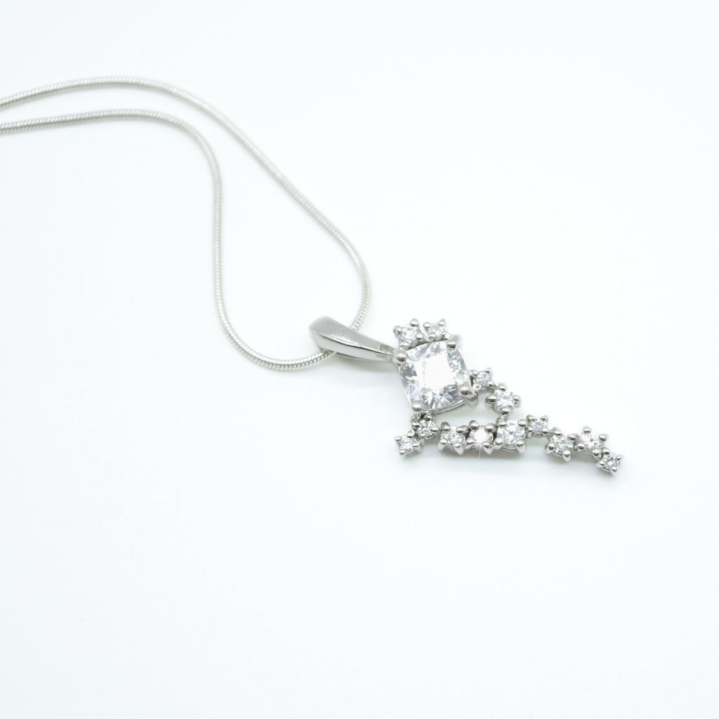 Constellation Zircon Pendant in 925 Silver