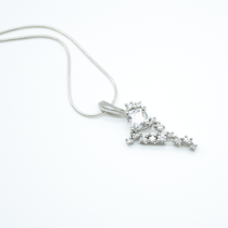 Constellation Zircon Pendant in 925 Silver