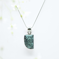 Turquoise Pendant in 925 Silver