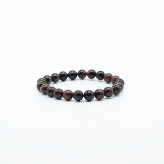 Red Tiger's Eye Natural Crystal Bracelet