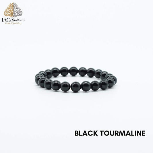Black Tourmaline Natural Crystal Bracelet - IAC Galleria