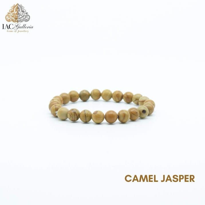 Camel Jasper Natural Crystal Bracelet - IAC Galleria