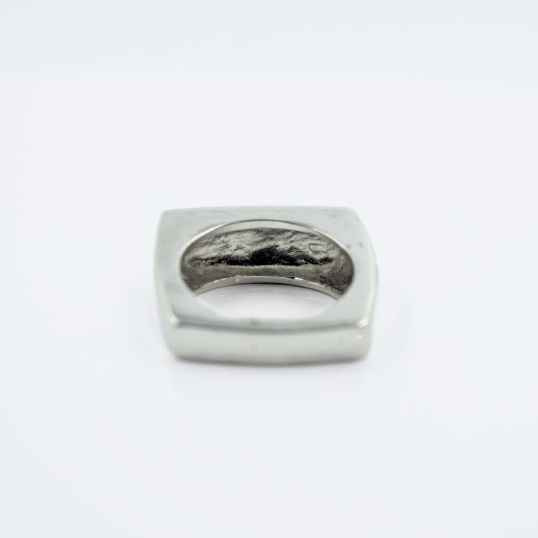 Classic Flat Face Ring in 925 Silver - IAC Galleria