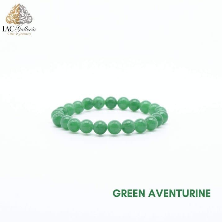 Green Aventurine Natural Crystal Bracelet - IAC Galleria