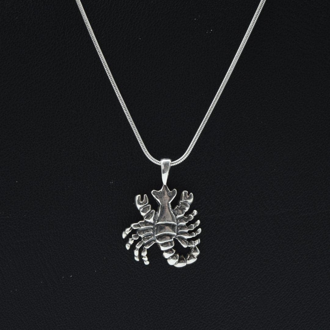 Scorpion Charm Pendant in 925 Silver- Without Chain - IAC Galleria