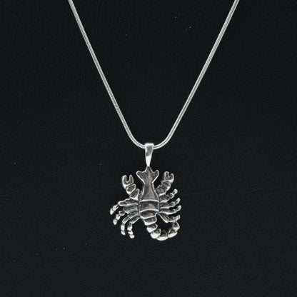 Scorpion Charm Pendant in 925 Silver- Without Chain - IAC Galleria