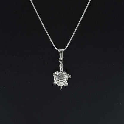 Tortoise Pendant in 925 Silver- Without Chain - IAC Galleria